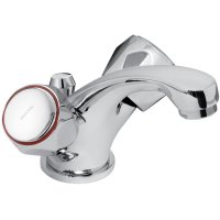 Bristan Club Mono Basin Mixer with Pop Up Waste with Metal Heads Chrome VAC BAS C MT