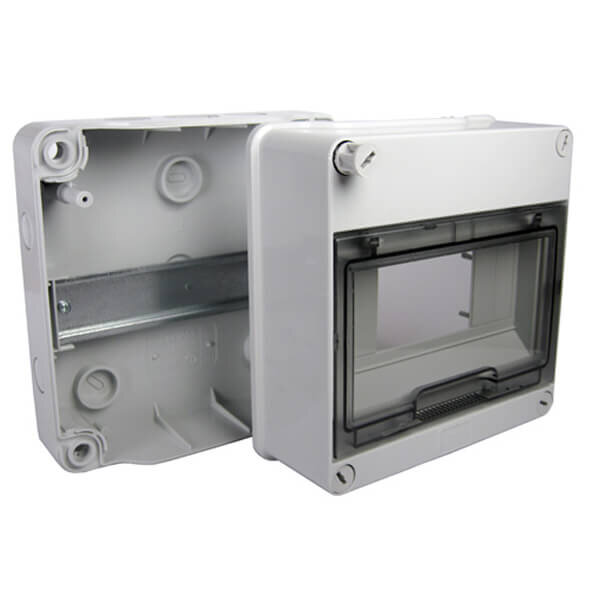 Gewiss GW40003 IP55 Surface Mounted Enclosure 8 Module CSE Industrial Electrical Distributors Ltd