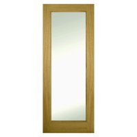 44mm Contract Oak 1 Lite Clear Varnished