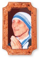 Resin Prayer Plaque/Mother Teresa   (3335)