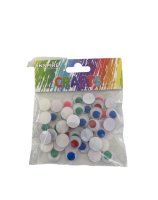 Wiggly Eyes - Coloured 15mm (48)