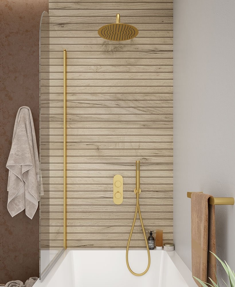 ALITA Knurled Bath Set 3 Chrome