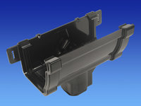 Wavin Stormline Running Outlet Black 8T806 T9806BK