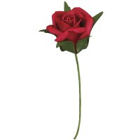 Foam Small Rose Wine 4cm - Pack of 12