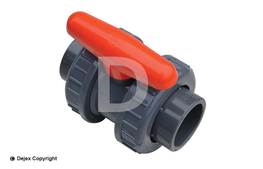 90mm PVC DOUBLE UNION VALVE