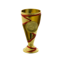 110 x 55mm Bree Cup (Gold/Red)