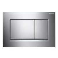Geberit Sigma30 Dual Flush Plate - Gloss Chrome/Matt 115.883.KH.1