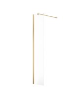 ASPECT 400MM WETROOM PANEL BRUSHED GOLD