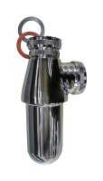 1003CP H54 1.5" x 3" SEAL CHROME PLATED BOTTLE TRAP 201091
