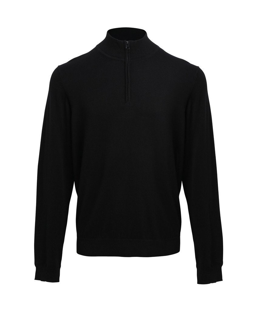 PREMIER ZIP NECK SWEATER