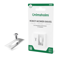 GRIMSHOLM  Knives for Husqvarna Automower, Turn-around, 9 pcs GS104