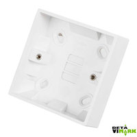 Vimark 1 Gang 25mm Pattress Box