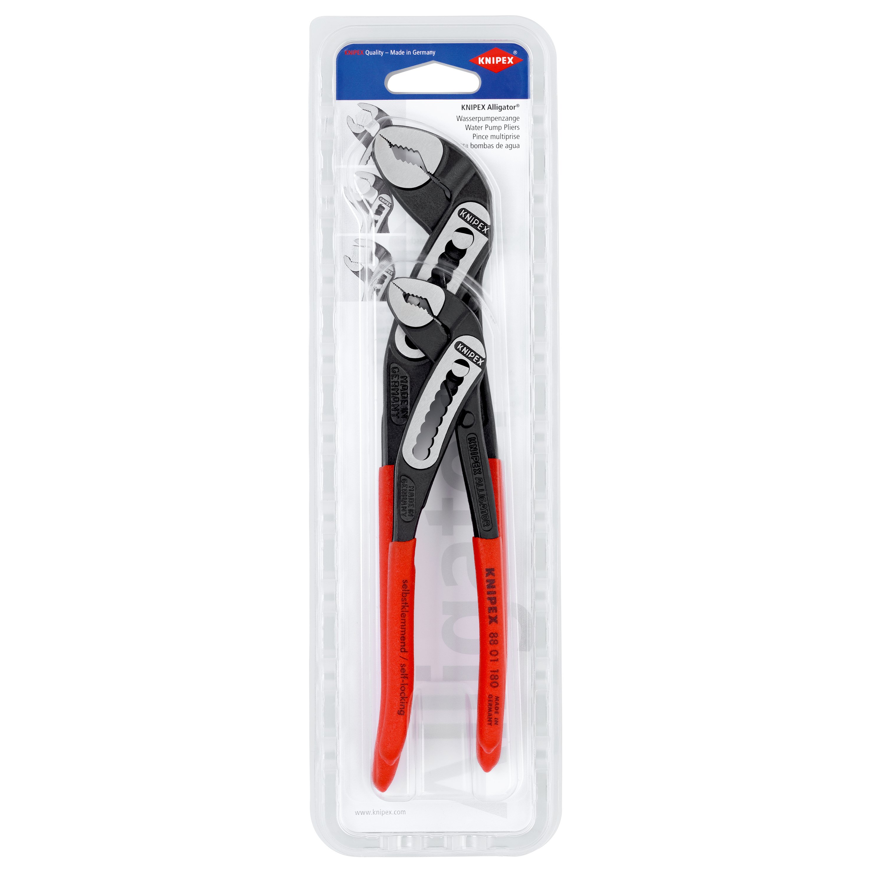 Knipex Set of Pliers (1 x 88 01 180, 1 x 88 01 250mm) 00 31 20 V02