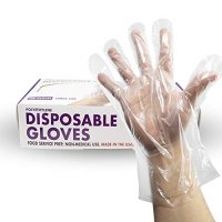 Polyethelyene Gloves Clear Large x 1000