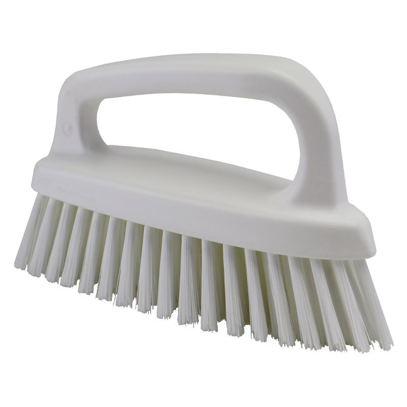 Gommage pour les mains avec poignée et nez pointu pour un nettoyage détaillé - Blanc