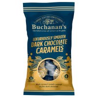 Buchanan's bag of dark chocolate Caramels 12x110g