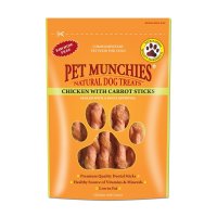 Pet Munchies Chicken and Carrot Stick Dog Treat 8x80gm