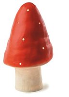 Lamp Small Mushroom Red