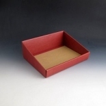 Small Burgandy Hamper tray