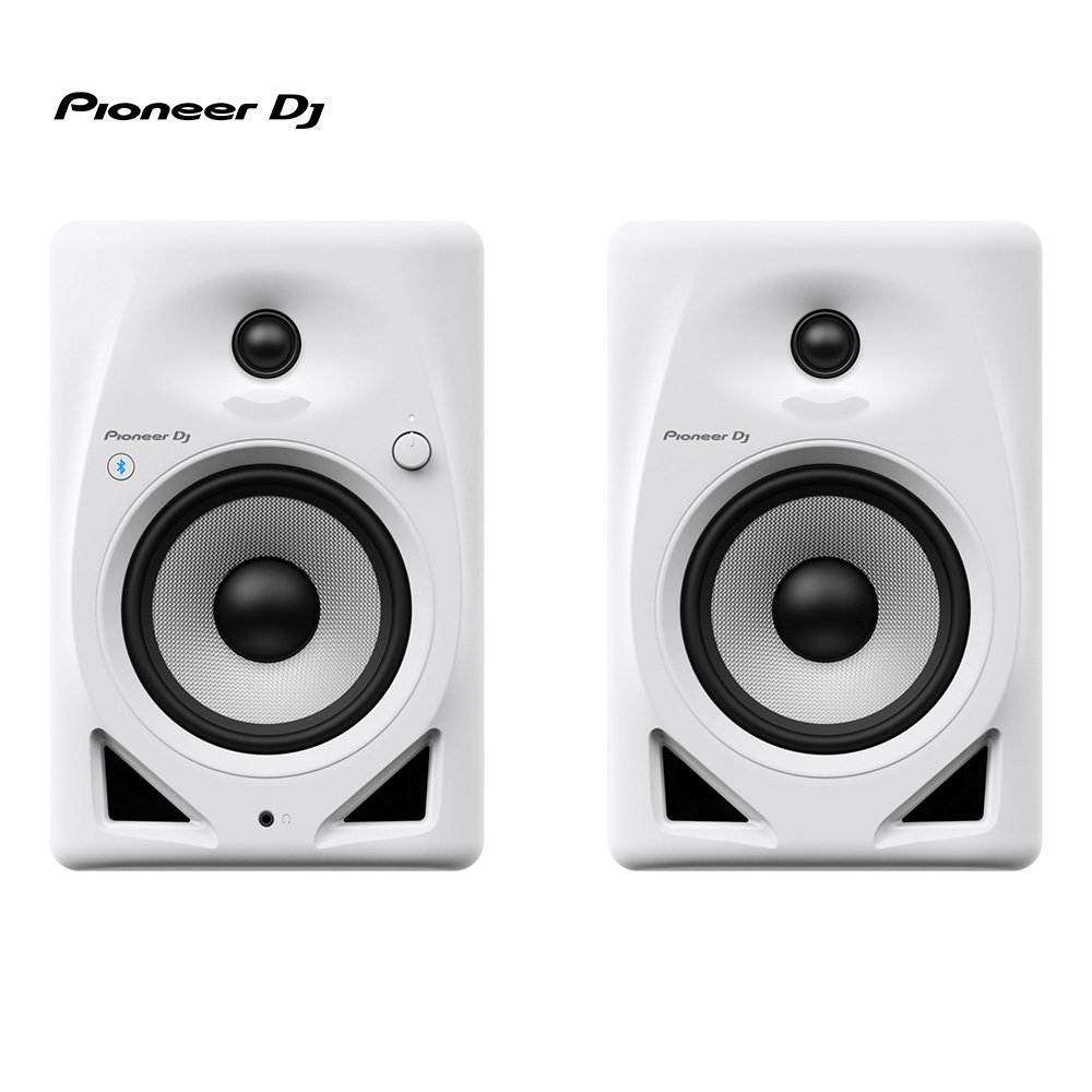 Pioneer DJ DM-50D-BT Bluetooth Monitor Speakers, White