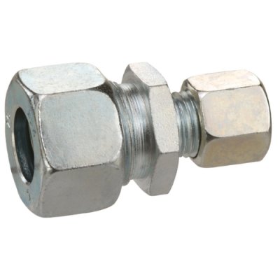 Koppeling recht 10 x 6 bicone cu