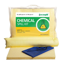 Ecospill Chemical Spill Response Kit, Clip-top Carrier