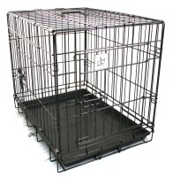 Dog Life KK004 Dog Crate Black Large 91x56x64cm -36in