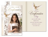 Confirmation Card/Girl   (F28214)