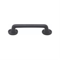 C0376-96-BKMT - Heritage Brass Cabinet Pull Traditional Design 96mm CTC Matt Black Finish