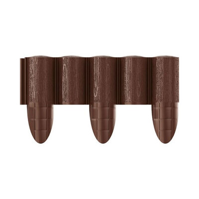 Cellfast Eco Garden Palisade Edging 17cm X 2.4mtr - Brown