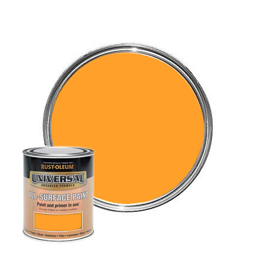 Rust-Oleum Universal Paint - Sunset Orange 750ml