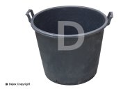 160lt MASTELLO CONTAINER + HANDLES BLACK PE_1 LOOSE
