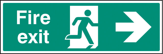 Fire exit - right