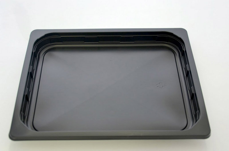 Tray Black 1/2 Gastro 30mm deep