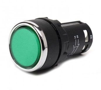 MB102DY 22mm Switch 1 NO + 1 NC Green