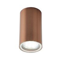 Leto GU10 Porch Light IP44 Copper