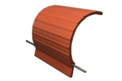 Cable Cover RAL8004 (red facade) L = 1,55m