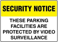 Security Notice Signs - Available in Sign Material - PVC, ACM, ADHESIVE