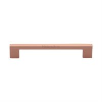 C0337 160-SRG - Heritage Brass Cabinet Pull Metro Design 160mm CTC Satin Rose Gold Finish