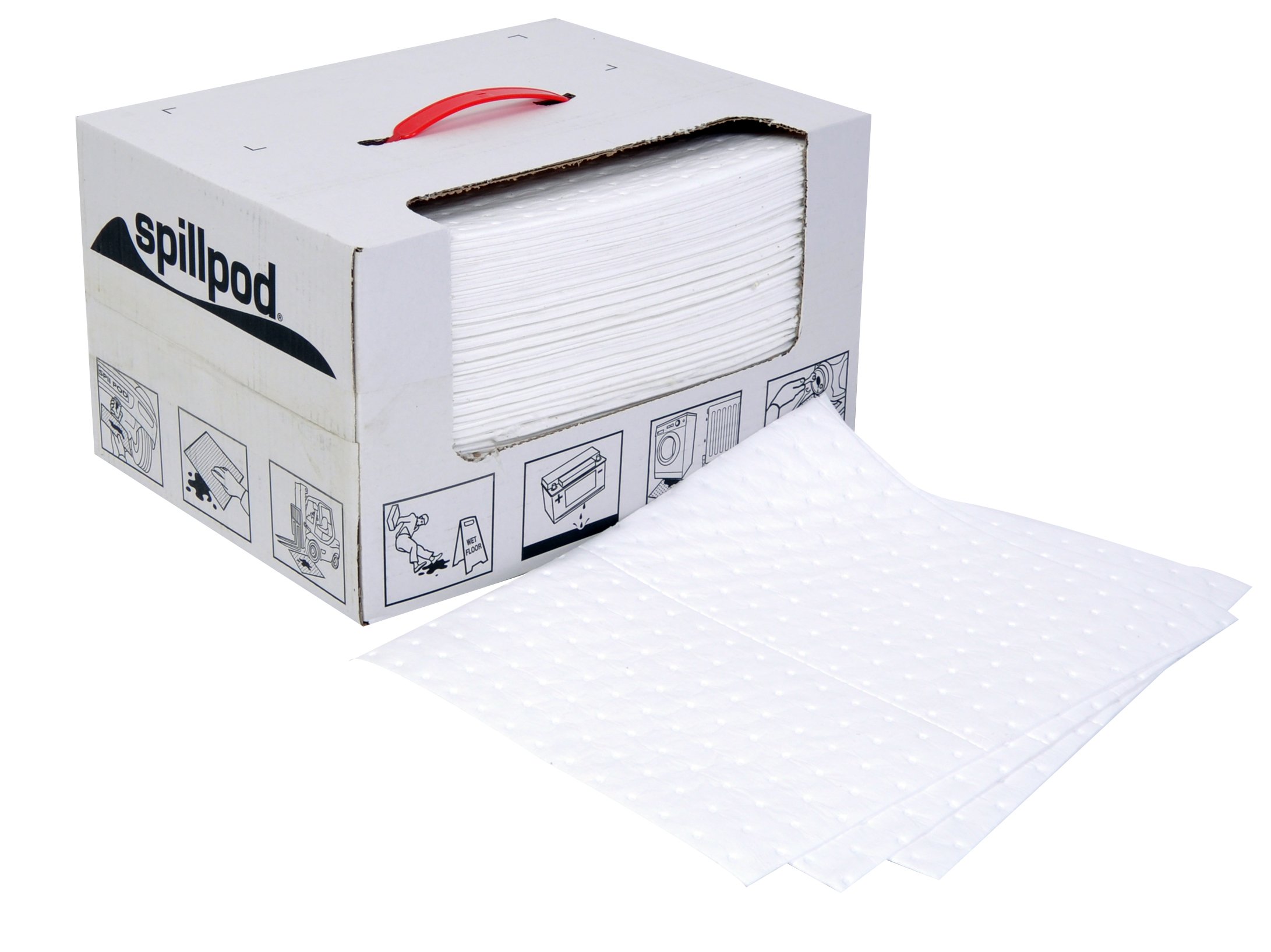 OIL & FUEL ABSORBENT PADS BOX 75