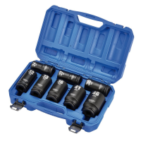 Draper, Hi-Torq&reg; Metric Deep Impact Socket Set, 3/4" Sq. Dr. 8pcs/Set