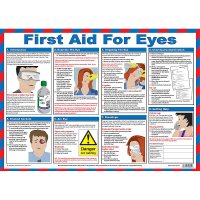 FIRST AID FOR EYES POSTER A2