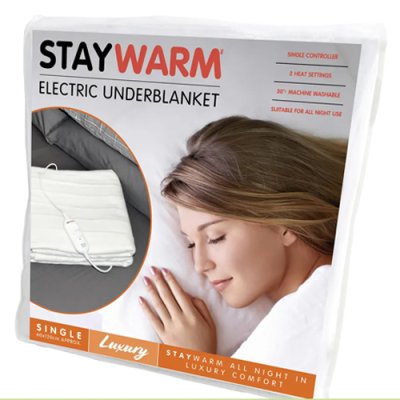 StayWarm Electric Underblanket - Single | 069010