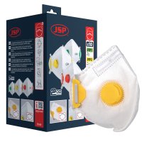 FOLD FLAT DUST MASK (222) VALVED FFP2