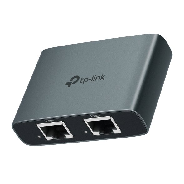 TP-Link EH310 1 to 3 Gigabit Ethernet Splitter Front View with Four RJ45 Ports
