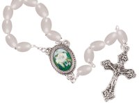 LOOSE ROSARY/WHITE/KNOCK   (L/6080/WHITE)