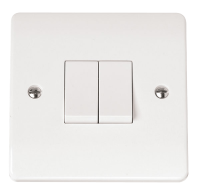 Click Mode 2G 2W Switch White CMA012