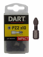 DDIPZ2-10 DART PZ2 IMPACT DRIVER BIT - PACK 10
