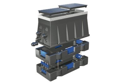 Z-6 C 2M 001 Handhole modulair, gietijzeren deksel