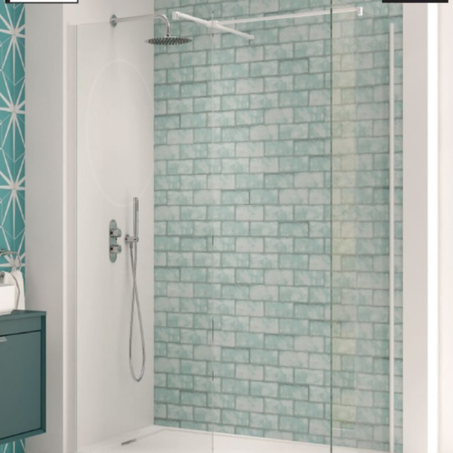 Matt White Wetroom Panels